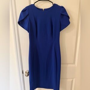 Calvin Klein Royal Blue Midi Dress